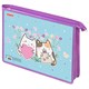 Папка для тетрадей ПИФАГОР А4, 1 отделение, картон/пластик, на молнии, "Cat friends", 272127 272127 Папка для тетрадей ПИФАГОР А4, 1 отделение, картон/пластик, на молнии, "Cat friends", 272127 272127