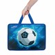 Папка на молнии с ручками ЮНЛАНДИЯ А4, 1 отделение, пластик, 80 мм, "Football", 272158 272158
