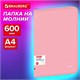 Папка объемная на молнии пластиковая BRAUBERG PASTEL, А4, 330х240 мм, 600 мкм, цвет персиковый, 271972 271972
