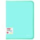 Папка объемная на молнии пластиковая BRAUBERG PASTEL, А4, 330х240 мм, 600 мкм, цвет мятный, 271973 271973