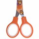 Ножницы 130 мм оранжевые, с цветной печатью "Котики", закругленные, BRAUBERG KIDS, 238351 238351