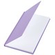 Блокнот А5 134х206 мм, 80 л., твёрдый, клетка, BRAUBERG "Minimal", сиреневый, 116440 116440