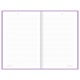Блокнот А5 134х206 мм, 80 л., твёрдый, клетка, BRAUBERG "Minimal", сиреневый, 116440 116440