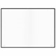 Блокнот БОЛЬШОЙ ФОРМАТ 200х290 мм, А4, 80 л., твердый, клетка, BRAUBERG "Minimal", черный, 116432 116432