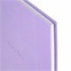 Блокнот БОЛЬШОЙ ФОРМАТ 200х290 мм, А4, 80 л., твердый, клетка, BRAUBERG "Minimal", сиреневый, 116434 116434