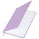 Блокнот с резинкой в клетку 96 л., А5 145х203 мм, твердая обложка, BRAUBERG, "Minimal", сиреневый, 116322 116322