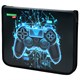 Папка для тетрадей BRAUBERG KIDS А5, 1 отделение, пластик, молния вокруг, "Digital gamepad", 273326 273326 - фото 358186