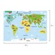 Настольное покрытие BRAUBERG KIDS, А3+, пластик, 46x33 см, "Кот-энтузиаст изучает Мир", 273619 273619