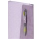 Ежедневник недатированный А5 145х215 мм, BRAUBERG "Stitch", под кожу, магнит, 160 л., сиреневый, 116589 116589