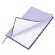 Блокнот А5 138x213мм BRAUBERG "Personal", под кожу, 80 листов, клетка, лавандовый, 116610 116610