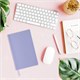 Блокнот А5 138x213мм BRAUBERG "Personal", под кожу, 80 листов, клетка, лавандовый, 116610 116610