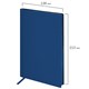Блокнот А5 138x213 мм, BRAUBERG "Personal", под кожу, 80 листов, клетка, синий, 116613 116613