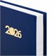 Ежедневник датированный 2026 145х215 мм, А5, STAFF, обложка бумвинил, синий, 117305 117305