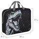 Папка на молнии с ручками BRAUBERG А4, 1 отделение, полиэстер, 80 мм, "Scary dino", 273308 273308