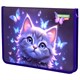 Папка для тетрадей BRAUBERG KIDS А4, 1 отделение, пластик, молния вокруг, "Curious cat", 273336 273336 - фото 360384