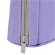 Пенал-органайзер BRAUBERG, 1 отделение, С НАКЛЕЙКАМИ, молния вокруг, канвас, 22x15х6 см, фиолетовый, 273594 273594