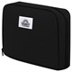 Пенал-органайзер BRAUBERG, 1 отделение, С НАКЛЕЙКАМИ, молния вокруг, канвас, 22x15х6 см, черный, 273596 273596