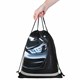 Мешок для обуви BRAUBERG KIDS, светоотражающая полоса, 46х36 см, "Dark car", 273439 273439