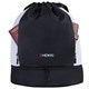 Рюкзак спортивный мешок HEIKKI ACTION (ХЕЙКИ) с отделением для обуви, вентилируемые стенки, 45х34 см, "Total black", 273455 273455
