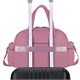 Сумка дорожная HEIKKI HANDY (ХЕЙКИ), карман на молнии, багажная лента, пыльная роза, 43х16х30 см, 273872 273872
