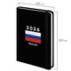 Ежедневник датированный 2026 с резинкой 145х203 мм, А5, BRAUBERG, твердый, "Россия", 117332 117332 Ежедневник датированный 2026 с резинкой 145х203 мм, А5, BRAUBERG, твердый, "Россия", 117332 117332