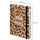 Ежедневник датированный 2026 с резинкой 145х203 мм, А5, BRAUBERG, твердый, фольга, "Леопард", 117334 117334