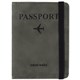Обложка для паспорта и документов с защитой от считывания, 9 карманов, резинка, экокожа, графитовая, BRAUBERG, 238753 238753