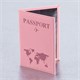 Обложка для паспорта "Passport map", экокожа soft-touch, розовая, STAFF, 238759 238759 - фото 363015