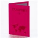 Обложка для паспорта "Passport map", экокожа soft-touch, малиновая, STAFF, 238761 238761 - фото 363037