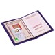 Обложка для паспорта "Passport map", экокожа soft-touch, фиолетовая, STAFF, 238762 238762