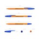 Ручки шариковые ERICH KRAUSE R-301 "Stick Orange", СИНИЕ, набор 8 штук, 0,7 мм, 56614 144568