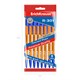 Ручки шариковые ERICH KRAUSE R-301 "Stick Orange", СИНИЕ, набор 8 штук, 0,7 мм, 56614 144568