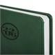 Ежедневник датированный 2026, А5, 138x213 мм, BRAUBERG "Favorite", под кожу, зеленый, 117038 117038