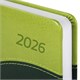 Ежедневник датированный 2026 А5 138x213 мм, BRAUBERG "Bond", под кожу, зеленый/салатовый, 117043 117043 Ежедневник датированный 2026 А5 138x213 мм, BRAUBERG "Bond", под кожу, зеленый/салатовый, 117043 117043
