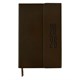 Ежедневник датированный 2026, А5, 138x213 мм, BRAUBERG "Towny", под кожу, клапан, коричневый, 117041 117041