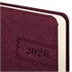 Ежедневник датированный 2026 А5 138x213 мм, BRAUBERG "Imperial", под кожу, бордо, 117060 117060