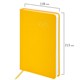 Ежедневник датированный 2026, А5, 138x213 мм, BRAUBERG "Select", балакрон, желтый, 117088 117088