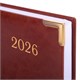 Ежедневник датированный 2026, А5, 138x213 мм, BRAUBERG "Senator", под кожу, коричневый, 117090 117090 Ежедневник датированный 2026, А5, 138x213 мм, BRAUBERG "Senator", под кожу, коричневый, 117090 117090