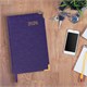 Ежедневник датированный 2026, А5, 138x213 мм, BRAUBERG "Senator", под кожу, фиолетовый, 117093 117093