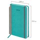 Ежедневник датированный 2026 А5 138x213 мм, BRAUBERG "Mosaic", под кожу, держатель для ручки, бирюза, 117110 117110 Ежедневник датированный 2026 А5 138x213 мм, BRAUBERG "Mosaic", под кожу, держатель для ручки, бирюза, 117110 117110