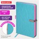 Ежедневник датированный 2026 А5 138x213 мм, BRAUBERG "Inspiration", под кожу, цветной срез, бирюза, 117476 117476