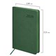 Ежедневник датированный 2026 А5 138x213 мм, BRAUBERG "Stylish", под кожу, гибкий, зеленый, 117102 117102