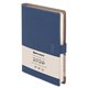 Ежедневник датированный 2026, А5, 143х218 мм, BRAUBERG "Journal", под кожу, застежка, держатель для ручки, органайзер, синий, 117379 117379