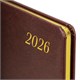 Еженедельник датированный 2026, А5, 145х215 мм, BRAUBERG "Iguana", под кожу, коричневый, 117169 117169 Еженедельник датированный 2026, А5, 145х215 мм, BRAUBERG "Iguana", под кожу, коричневый, 117169 117169