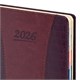 Ежедневник датированный 2026 А5 148х218 мм, GALANT "CombiContract", под кожу, коричневый, 117487 117487