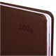 Ежедневник датированный 2026 А5 148х218 мм, GALANT "Ritter", под кожу, коричневый, 117490 117490