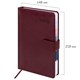 Ежедневник датированный 2026 А5 148х218 мм, GALANT "Ritter", под кожу, бордовый, 117493 117493
