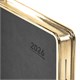 Ежедневник датированный 2026 А5 148х218 мм, GALANT "Infinity Gold", под кожу, серый, 117502 117502