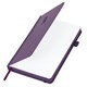 Ежедневник датированный 2026, А5, 138х213 мм, BRAUBERG "Plain", под кожу, резинка, держатель для ручки, фиолетовый, 117509 117509