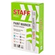 Маркер-краска лаковый (paint marker) 2-4 мм, БЕЛЫЙ, НИТРО-ОСНОВА, STAFF PROFIT, для любых поверхностей, 152577 152577 Маркер-краска лаковый (paint marker) 2-4 мм, БЕЛЫЙ, НИТРО-ОСНОВА, STAFF PROFIT, для любых поверхностей, 152577 152577